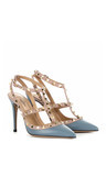 Rockstud Powder Grey Pump